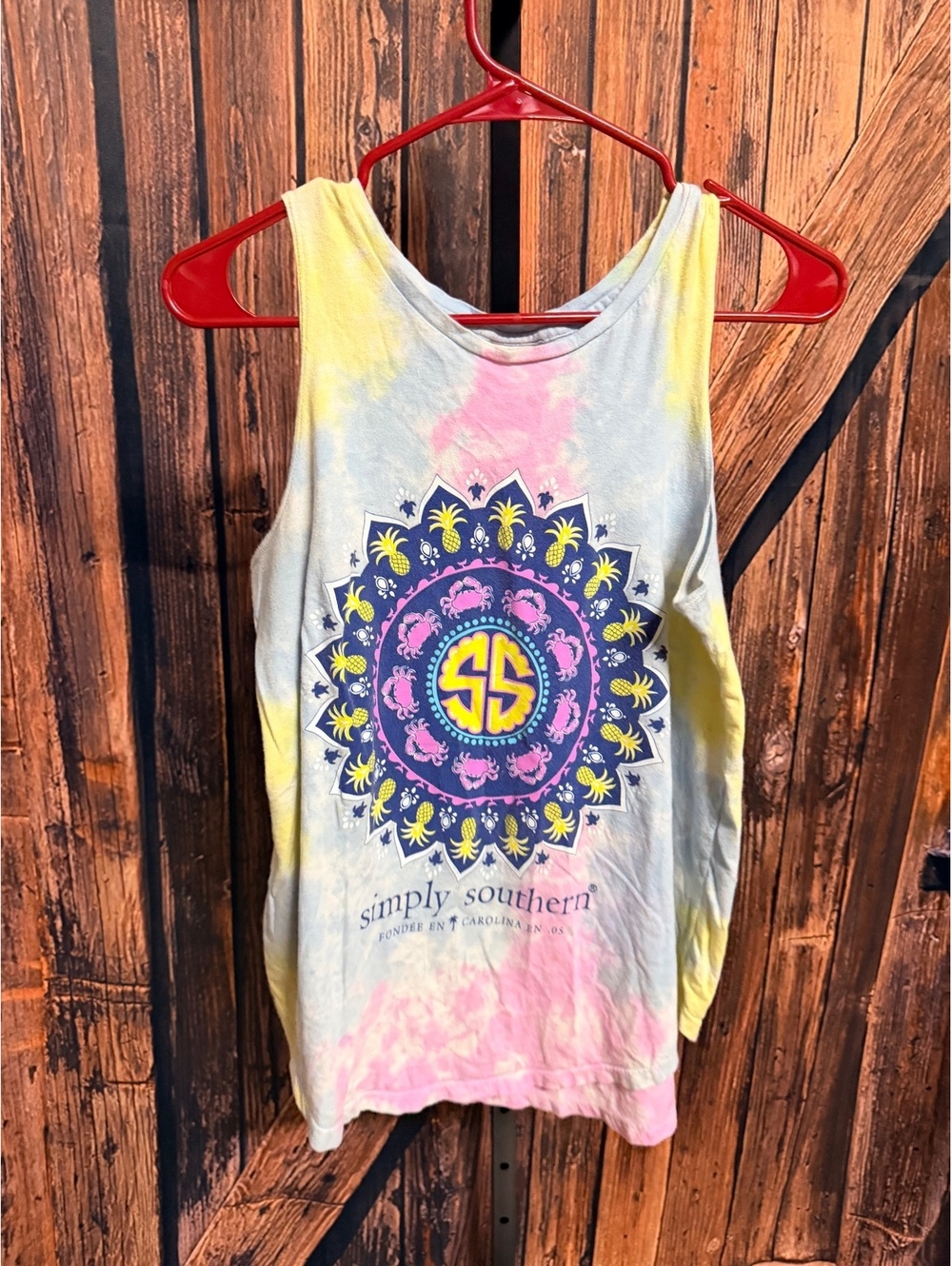 Simply Southern Tie-Dye Tank Top Medium